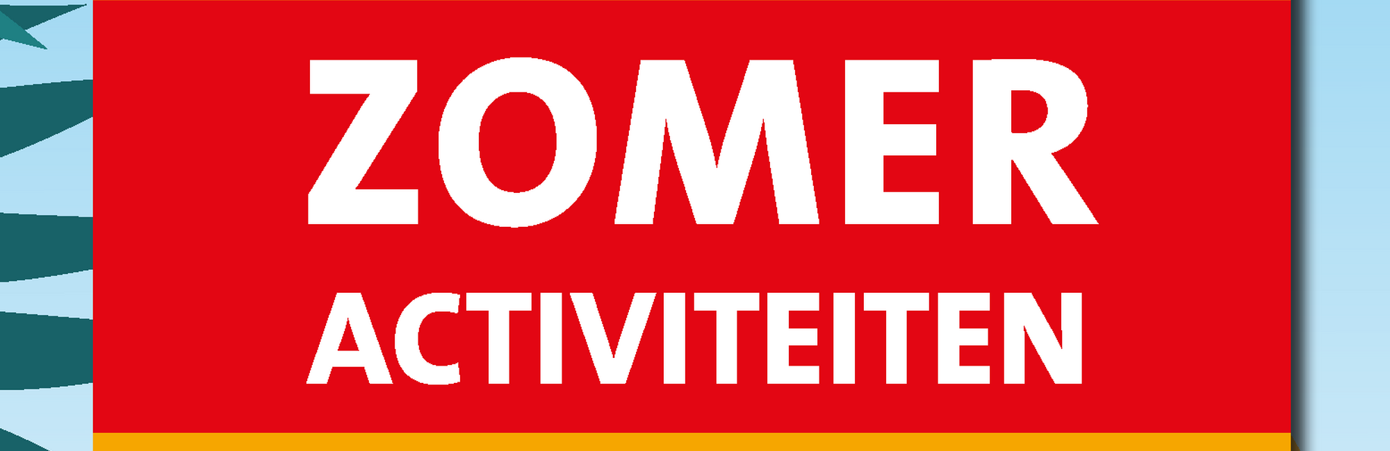 A3 poster Zomerprogramma 2026